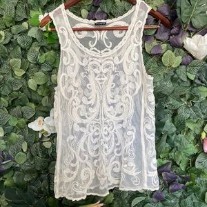 Lace tank